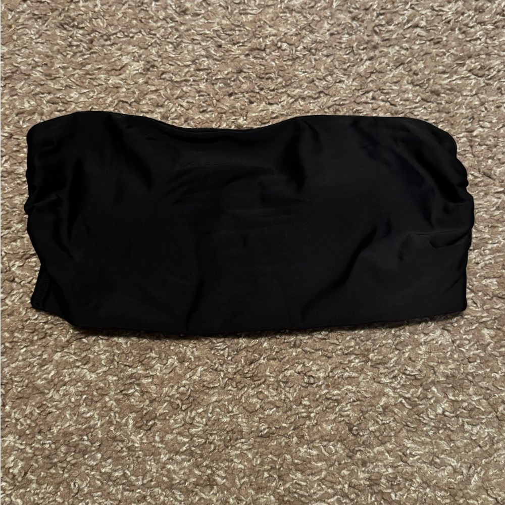 Black Strapless Top